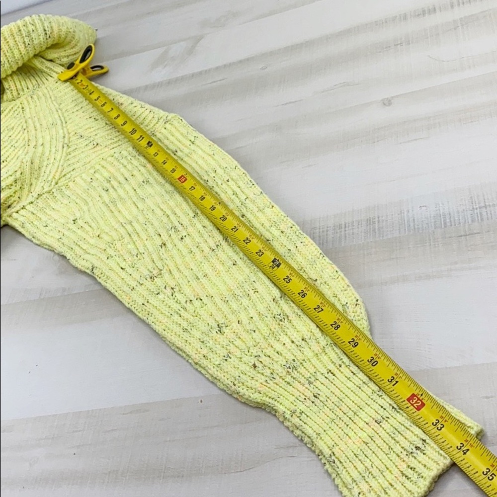 Free People Leo Tunic Sweater Zested Lime SAMPLE - Picture 11 of 16